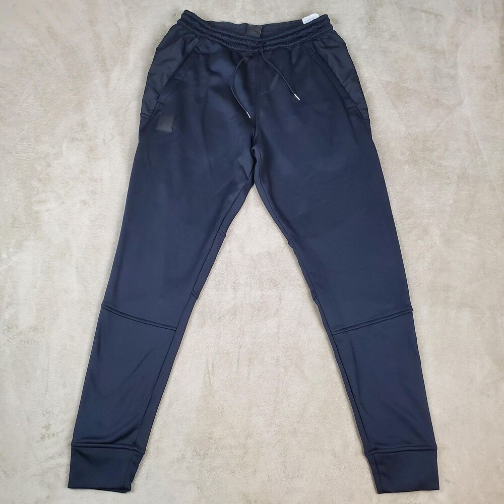 Under Armour STORM Pants Mens Medium Black Fleece Lined Joggers Athletic Golf